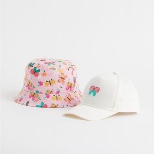 NWT H&M Kids 2-piece Cap and Bucket Hat Set